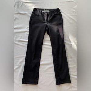 Boden black straight leg denim